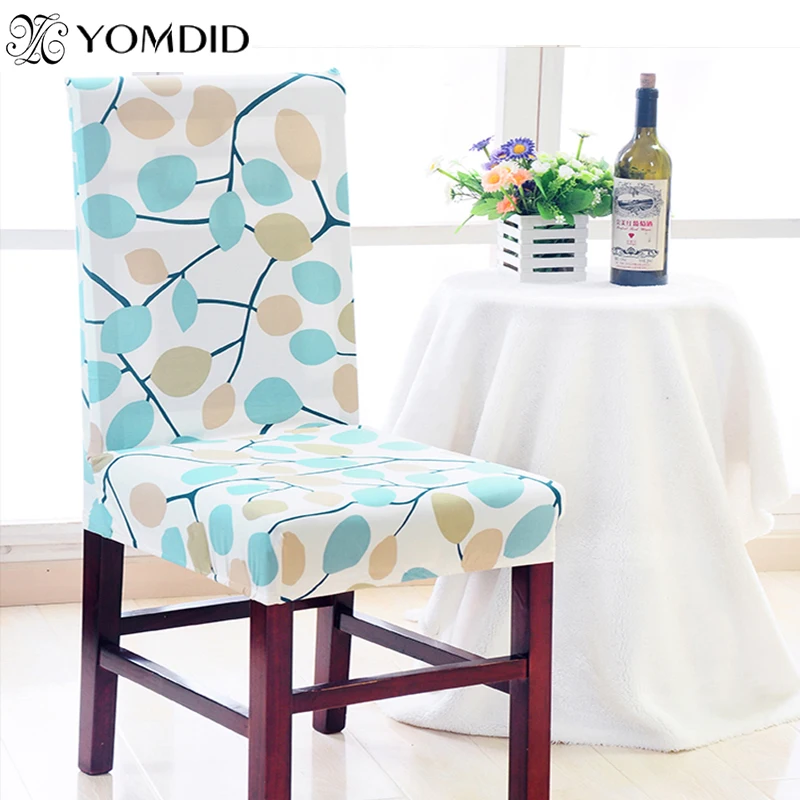 Removable Stretch Chair Covers Floral Printing Chair Cover for Wedding
