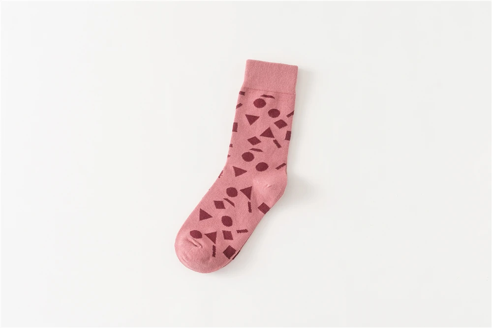 Женские носки в японском стиле с разноцветными рисунками, носки унисекс с милыми забавными красными губами и сердечками, авокадо, носки фламинго, рождественский подарок