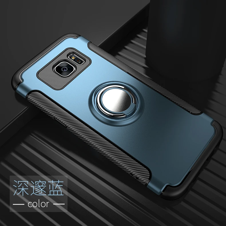 Роскошный металлический магнитный чехол из поликарбоната и ТПУ для Samsung Galaxy S7 Edge s
