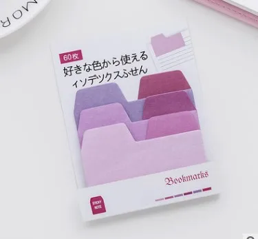1 шт. креативные наклейки с индексом, секретные этикетки, корейские наклейки с инструкциями, милые Стикеры для заметок - Цвет: Purple