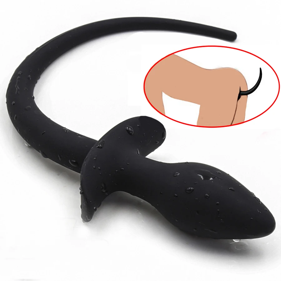 Silicone Buttplug BDSM Bondage Butt Plug Tail G spot Prostata Massage Anal Dilator Toys For Adults | Красота и здоровье