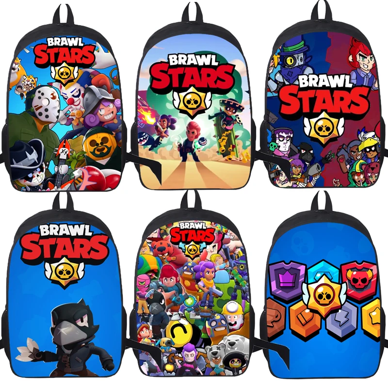 

New High Quality Hot Game Brawl Stars Backpack Surprise Gift Rucksack Teenagers Children Boys Girls Cartoon School Backpack