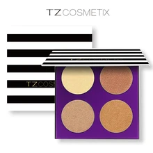 Highlighter Bronzer Glow Kit Face Makeup Eyeshadow Palette Iluminador font b Maquiagem b font Beauty Cosmetics