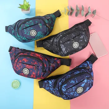 

BISI GORO Multi-pocket and large-capacity recreational sports bag fanny pack women Hip Bum Waist Bag Belt Motion chest bag
