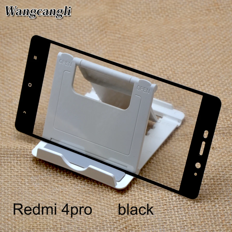 Wangcangli оптовая продажа 10 шт жесткий край HD для Xiaomi redmi 4 4x 4pro Защитное стекло экрана