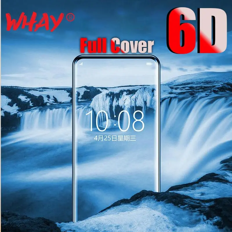 6D закаленное стекло для Xiaomi Mi 8 SE A2 Lite Защитное экрана Redmi Note 5 Plus 6 4X 6A Pro A1 Poco