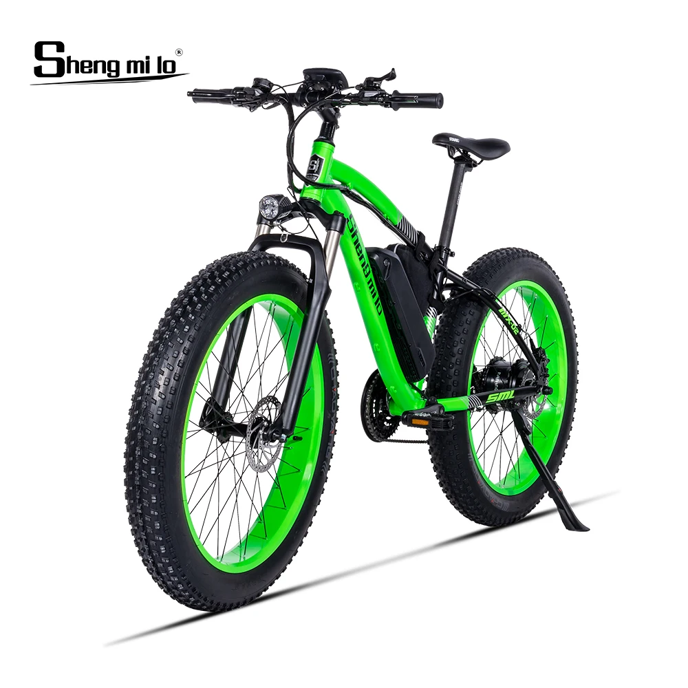Flash Deal High Quality 500W Electric Bike, 26*4.0 Fat Tire, 21 Speed Snow Bike, Hydraulic Disc Brake, 5 Level Pedal Assist 10