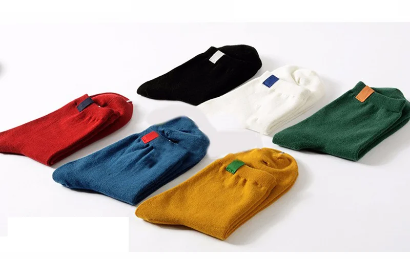 Hot sale women's socks short Korean fashion autumn casual comfortable solid womens socks Explosion models Female Thermal Warm Socks