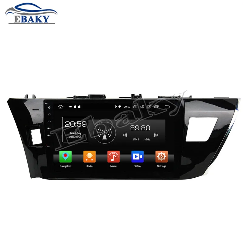 

NaviTopia 10.1inch 4GB RAM 64GB ROM Octa Core Android 9.0 Car DVD Radio player for Toyota COROLLA Left 2014 2015 GPS Navigation