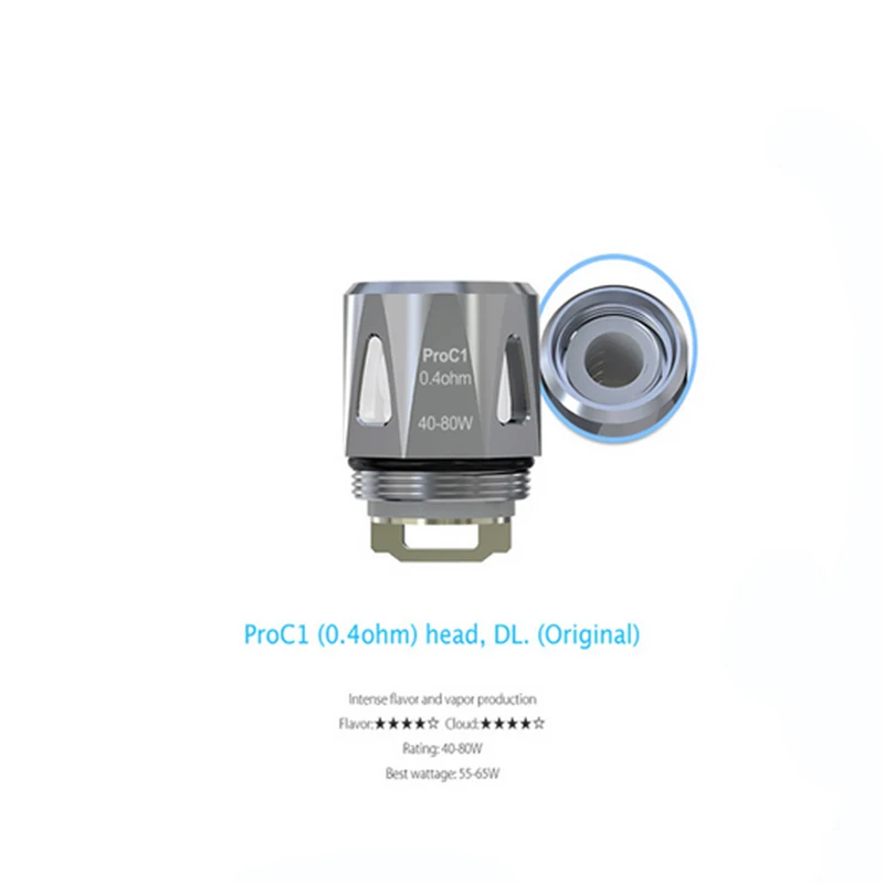 5PCS Joyetech ProC1 ProC1-S ProC2 ProC3 ProC4 Coil Head Replacement Evaporator for Joyetech ProCore Aries Atomizer Tank Vape 05