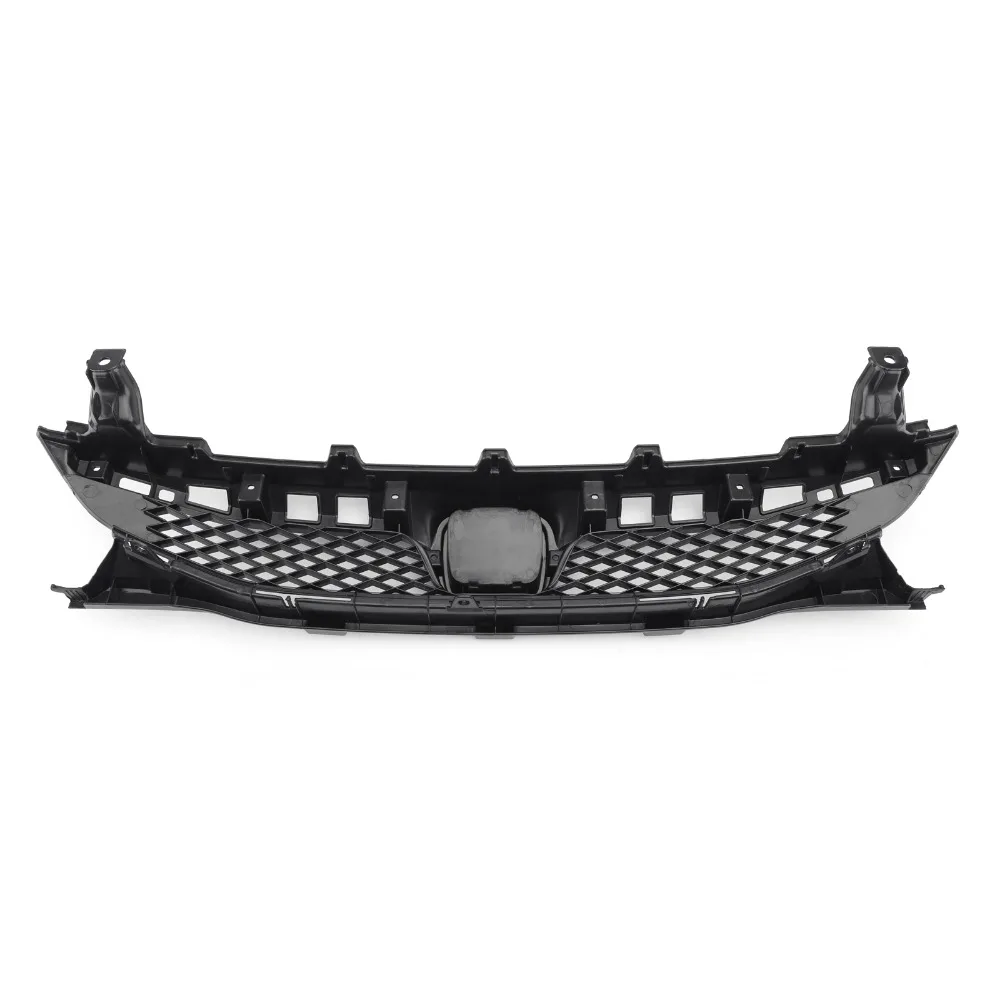 Areyourshop новая Автомобильная Решетка переднего бампера гриль черный для Honda Civic Sedan 4