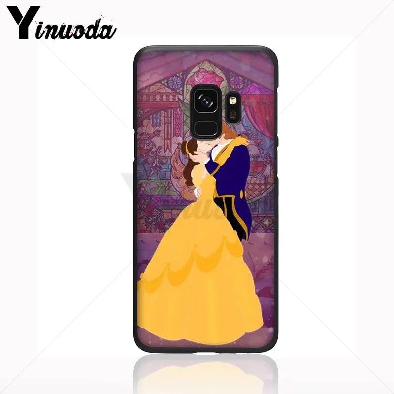 cartoon Beauty Beast Rose Princess Art Print