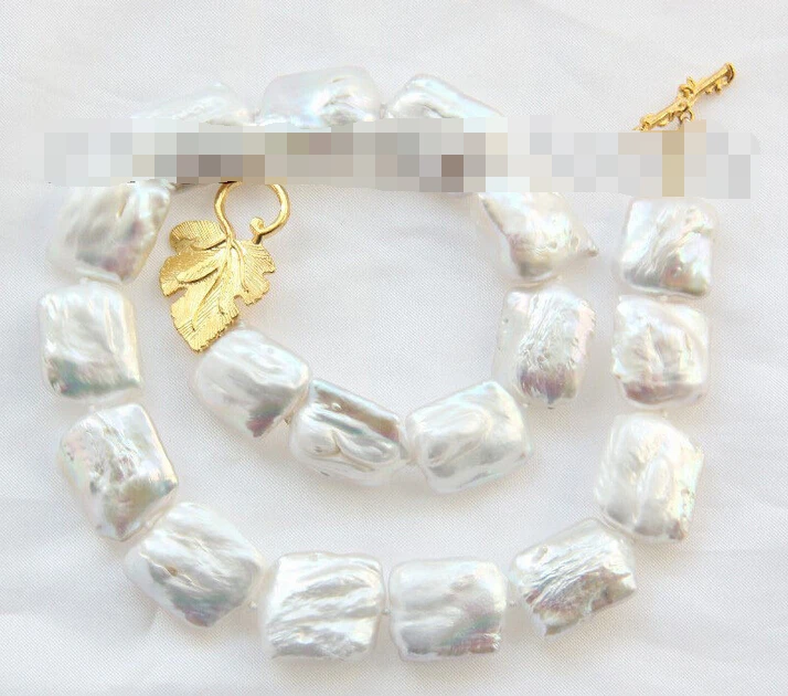 

song voge gem nanJ0394 baroque white freshwater cultured pearl necklace