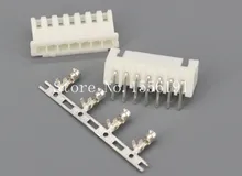 10Sets Kit XH2 54 7P 7Pin Curved needle spacing 2 54mm connectors Male and Female Plug