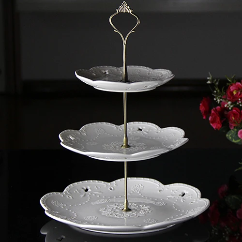 

1 Set 2 or 3 Tiers Sweets Candy Cupcake Tray Wedding Party Cake Display Stand