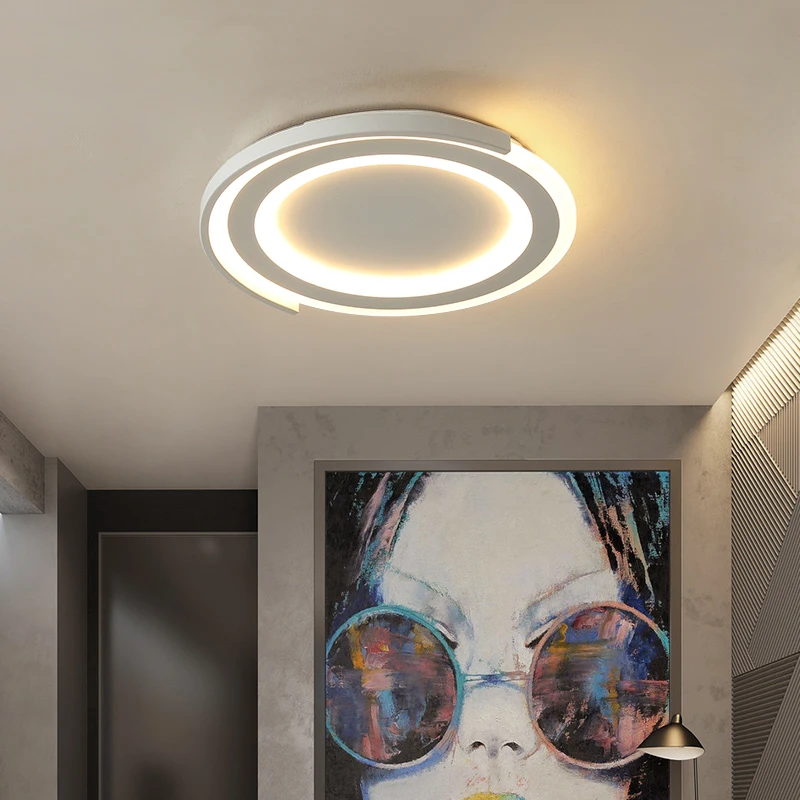 Simple luces de techo LED lámpara de Iluminación para cocina salón dormitorio plafonnier led moderne lámpara de techo