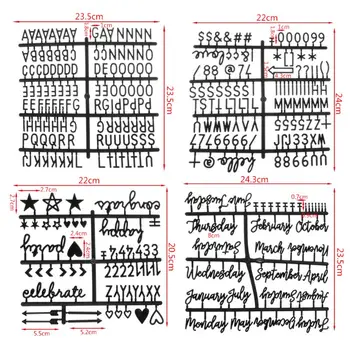 

4Pcs/Set Characters For Felt Letter Board Numbers For Changeable Letter Board