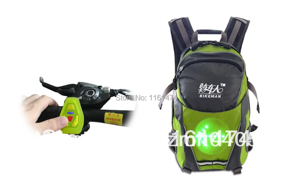 Remote control cycling backpack for safety | Багаж и сумки