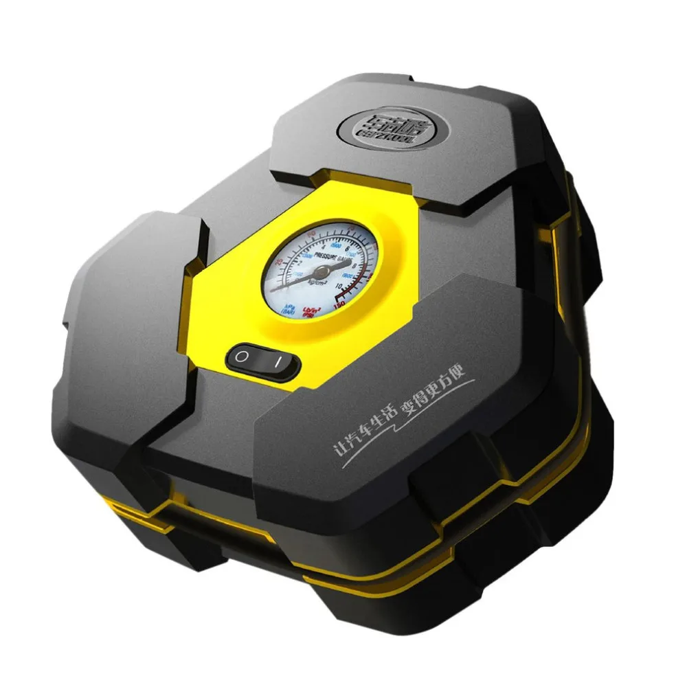 

Portable DC 12V Inflatable Pump Triangular Design Car Air Compressor Auto Wheel Pressure Monitor For Vehicle Bike Motor Ball