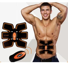 Перезаряжаемый электрический стимулятор мышц EMS для похудения тела Тренировка мышц живота машина для тонизирования тела Массажер для рук и талии