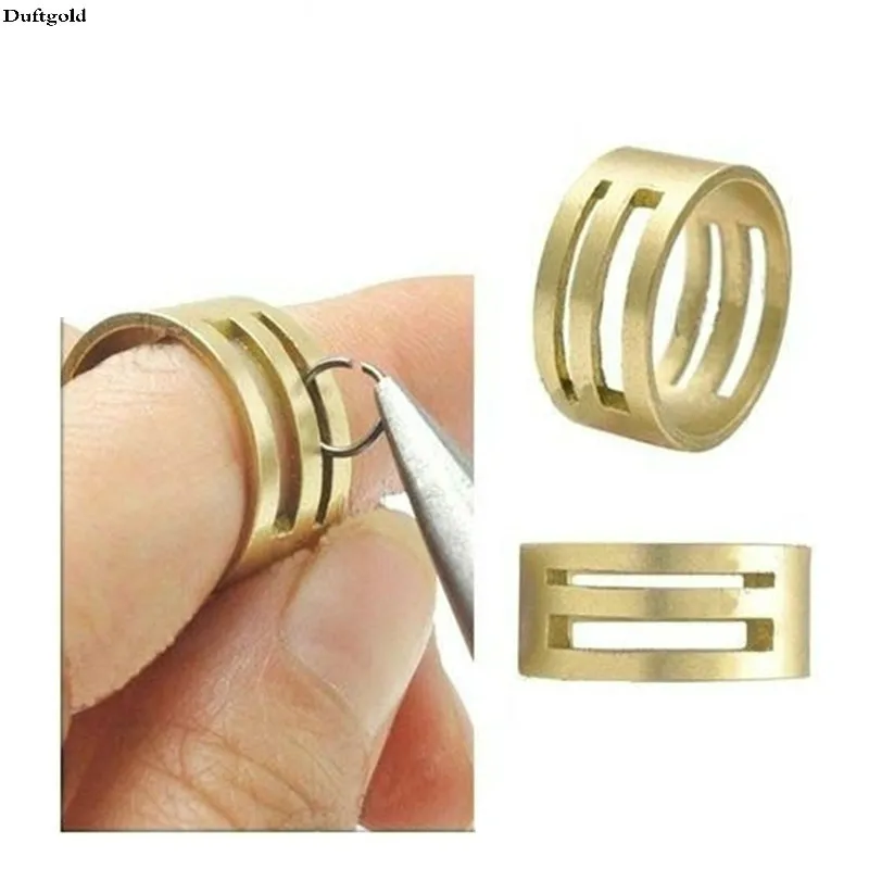 

2 Piece Jump Ring Opening Closing Finger Tool Rings Findings Jewelry Jewelry Copper Tools & Equipments Duftgold