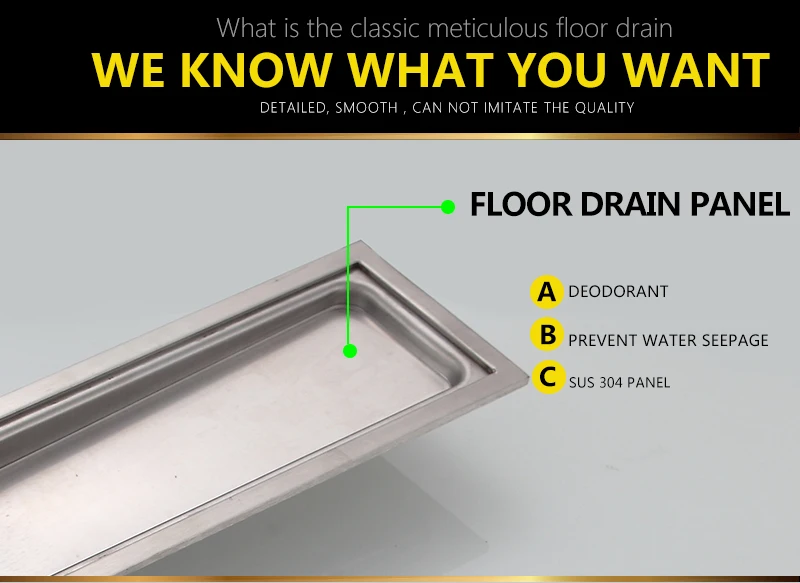 Drains Drain Colander Floor Drain Anti-odor 3010cm SUS304 Drains Bathroom invisible Shower Drainer Floor Drain Covers Strainers (14)