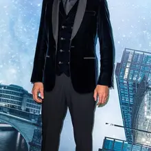 Последние конструкции пальто брюки черные бархатные мужские свадебные праздничное Костюмы индивидуальный заказ Slim Fit Жених Смокинги для женихов(куртка+ Брюки для девочек+ жилет