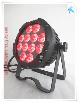 

12pcs/lot 12x15w IP65 Waterproof Par Can DJ Light RGBWA 5IN1 Outdoor LED Par Light Stage Lighting Decoration for Party Disco
