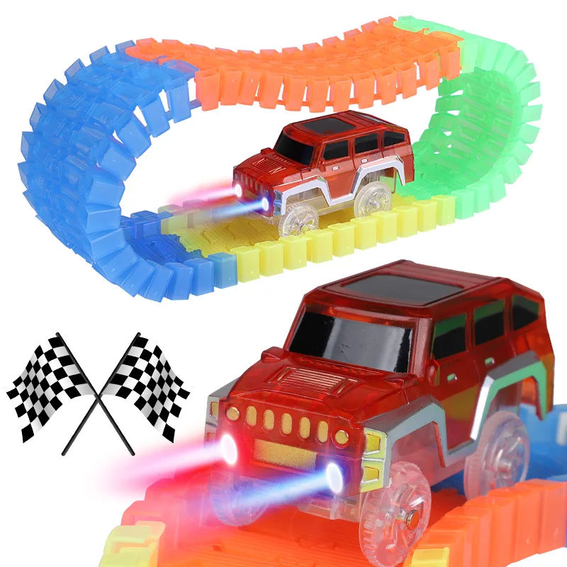 Buy LED Light Glow Racing Track Set 56/165/220 PCS