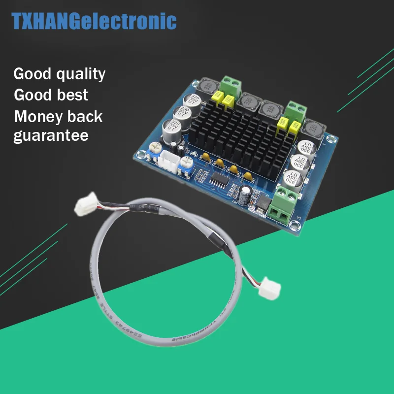 

12V-24V TPA3116 D2 120W+120W Dual-channel Stereo Digital Audio Power Amplifier