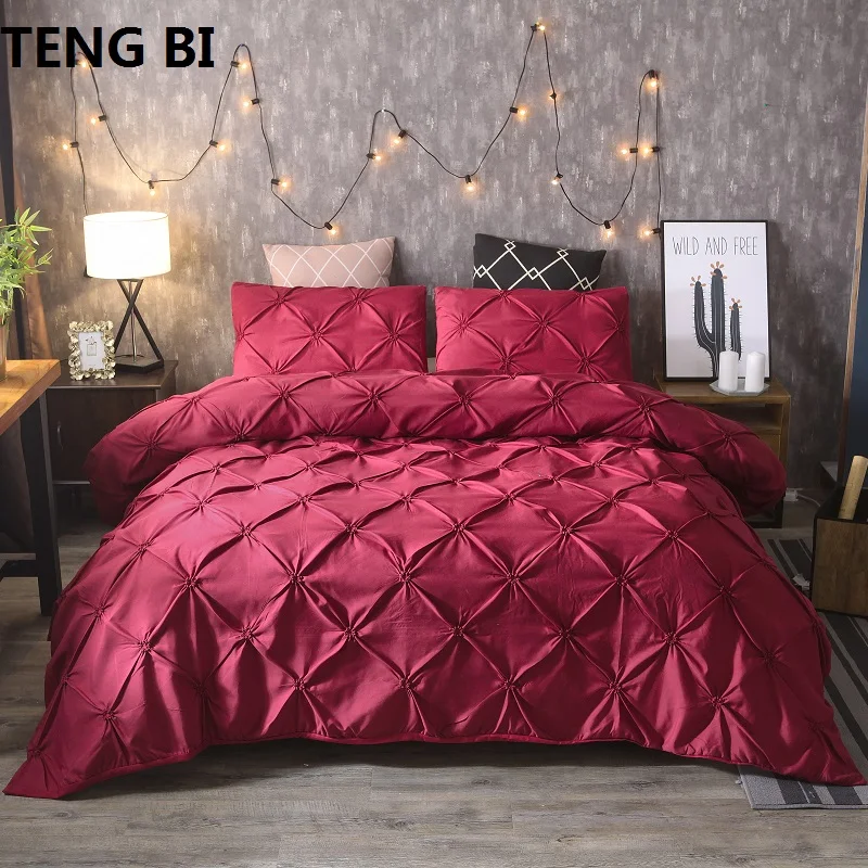 New European and American fashion simple style home textile black white gray solid color bedding set Queen King 3PCS bedding New European and American fashion simple style home textile black white gray solid color bedding set Queen King 3PCS bedding