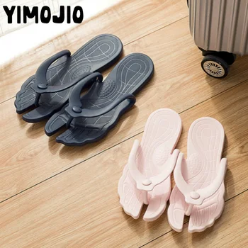 

Men Sandals Women Unisex Slippers Solid Folding Beach Flip Flops Outside Designer Fashion Cool Boy Pool Travel Foldable Slipper