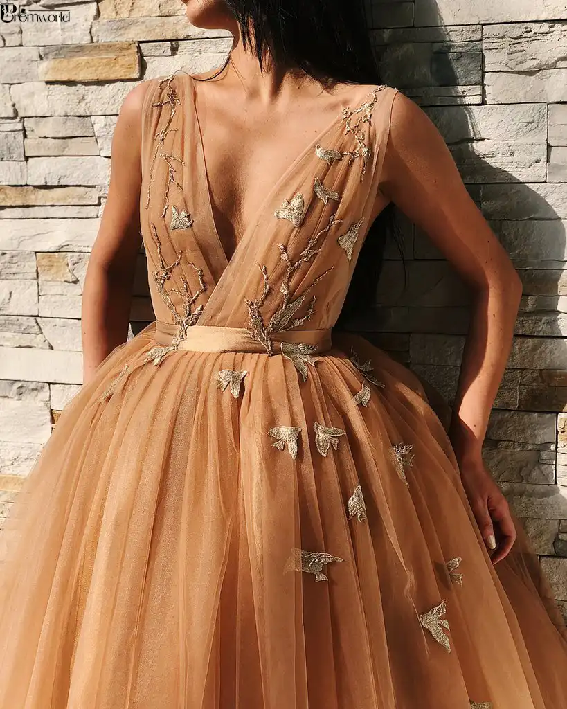 champagne homecoming dress short