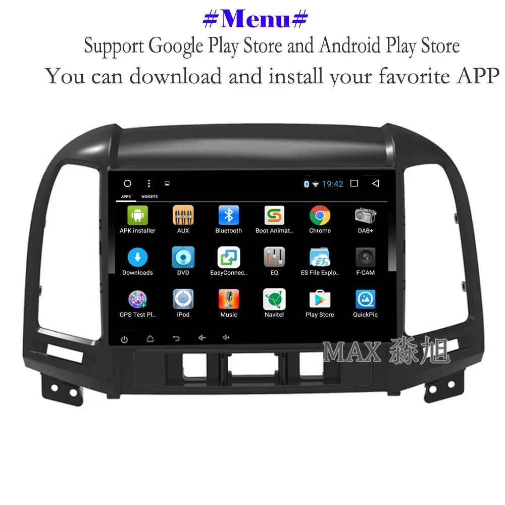 Top MAX GPS Navigation System Android 8.1 Car DVD For Hyundai Santa Fe 3/4holes Car Radio RDS 4G WiFi Free Map swc Bluetooth Call 2 Top MAX GPS Navigation System Android 8.1 Car DVD For Hyundai Santa Fe 3/4holes Car Radio RDS 4G WiFi Free Map swc Bluetooth Call 2