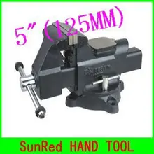 BESTIR Тайвань высокого класса США Тип база rotatation 360 градусов промышленный "(125 мм) верстак зажимные тиски инструмент, № 10942