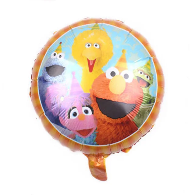 5pcs/lot new style elmo foil balloons cartoon Sesame Street Elmo style