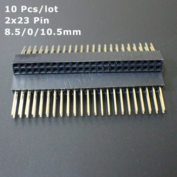 

Hellotronics 10 Pcs/Lot Stacking Header Set for Beagle Bone Capes 2x23 Stackable Header 0.1'' Pitch Size 8.5/0.0/10.5mm