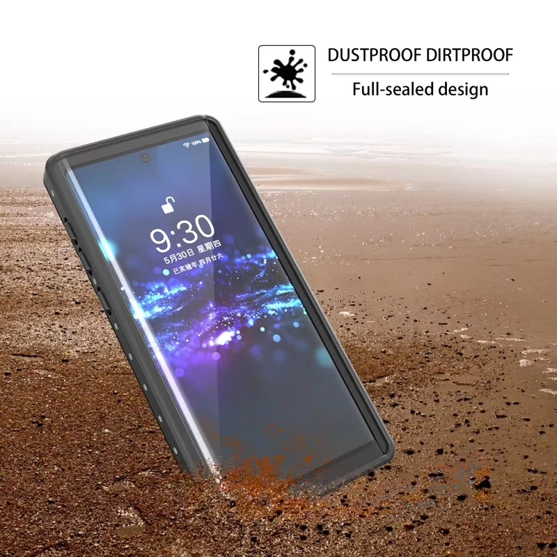 IP68 Примечание 10 Водонепроницаемый PU кожаный флип чехол для Coque samsung Galaxy Note крышка