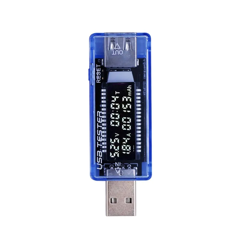 1 шт. ЖК дисплей детектор Usb вольт Ток Напряжение ёмкость метр тестер Вольтметр