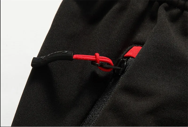 Santic Men Winter Windproof Outdoor Cycling  Long Pants Fleece Thermal Sportswear Men MTB Bike Bicycle Sport Breathable Pants (1)