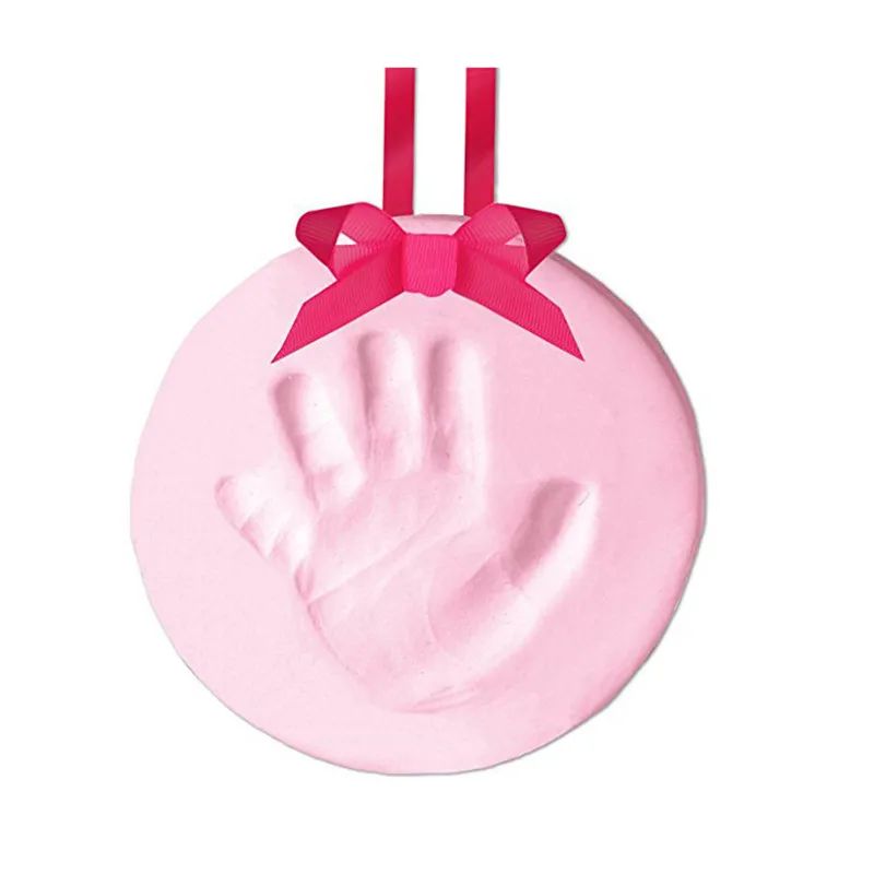 Baby Care рук след подушечка сушки мягкая глина отпечаток руки ребенка след отпечаток литья родитель-ребенок рука Fingerprint100g