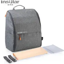 Insular Mommy пеленка мешок большой емкости детские подгузники сумка дизайнерская сумка для кормления модный дорожный рюкзак уход за ребенком сумка для мамы и ребенка