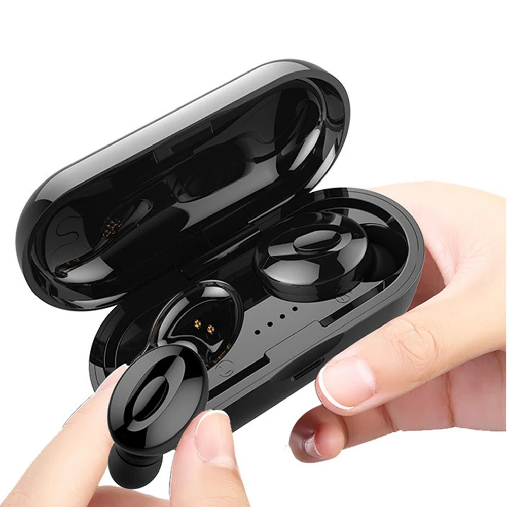 

In-Ear For IOS Android 350mAh Battery magnetic Charging Box Bluetooth V5.0 Headset TWS Wireless Earphones Earbuds Stereo