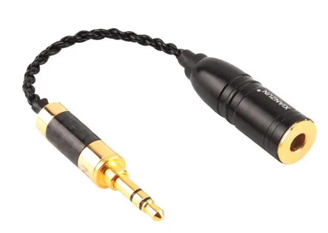 2 5mm TRRS 4 4mm Balanced Male 3 5mm Jack to RCA Plug Aux Cable 8x 1 0mm Silver Wire Headphone Amp