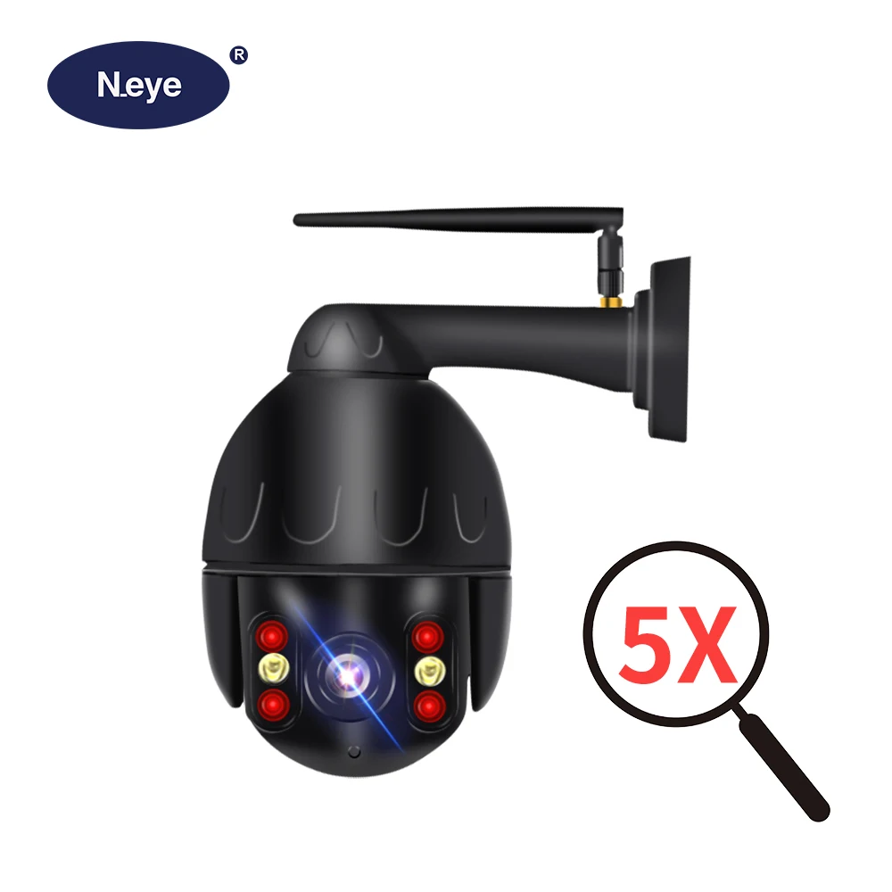 N_eye 1080P HD Wi Fi камера с 5 кратным оптическим зумом полноцветная умная ночного