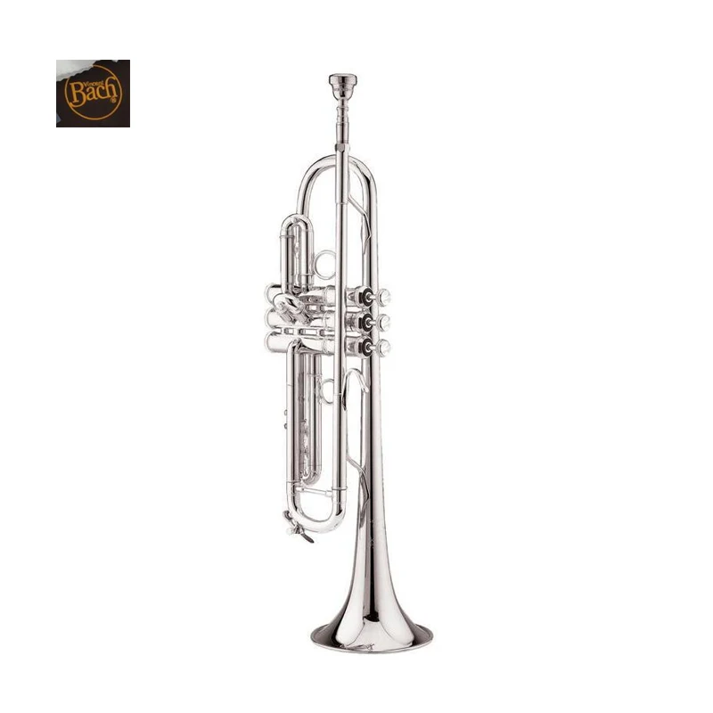 Винсентовая труба Баха LT 180S-37 инструменты, труба S серебрение латунные инструменты Bb Труба с мундштуком перчатки