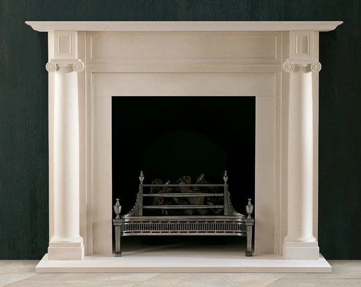 石の暖炉のマントルピース大理石サラウンド簡単な英語スタイルローマイオン柱 English English Styleenglish Fireplace Aliexpress