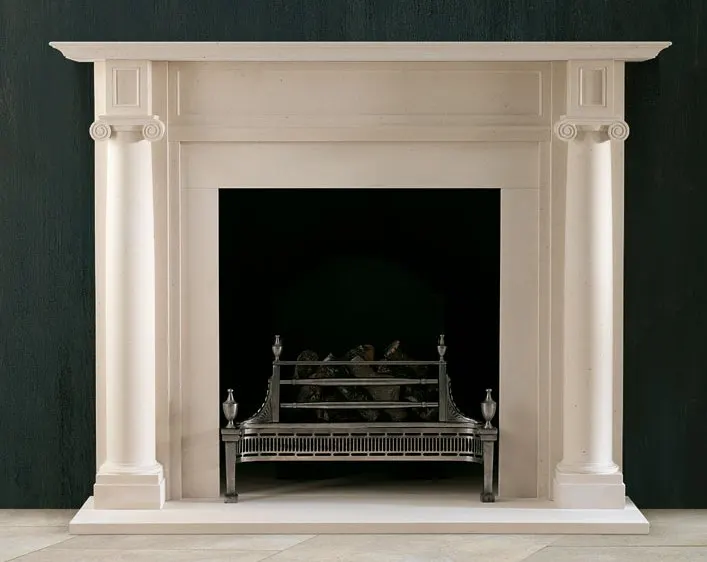 Online Get Cheap Marble Fireplace Mantel -Aliexpress.com Alibaba stone fireplace mantel marble surround simple English style with Roman Ionic pillars - Online Get Cheap Marble Fireplace Mantel -Aliexpress.com Alibaba