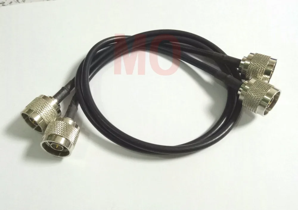 15PCS 1 M Cable RG58 N male plug to N male adapter Jumper Pigtailin