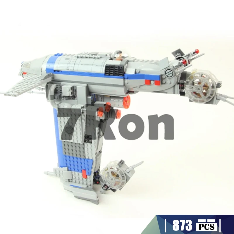 Совместимость с Lego 75188 873 шт. 05129 Rebel Bomber набор Подлинная Star игрушечные лошадки